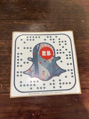 New Red Bubble Redbubble Rare Snaps Snapchat Sticker Fox Sun RB 4” x 4”